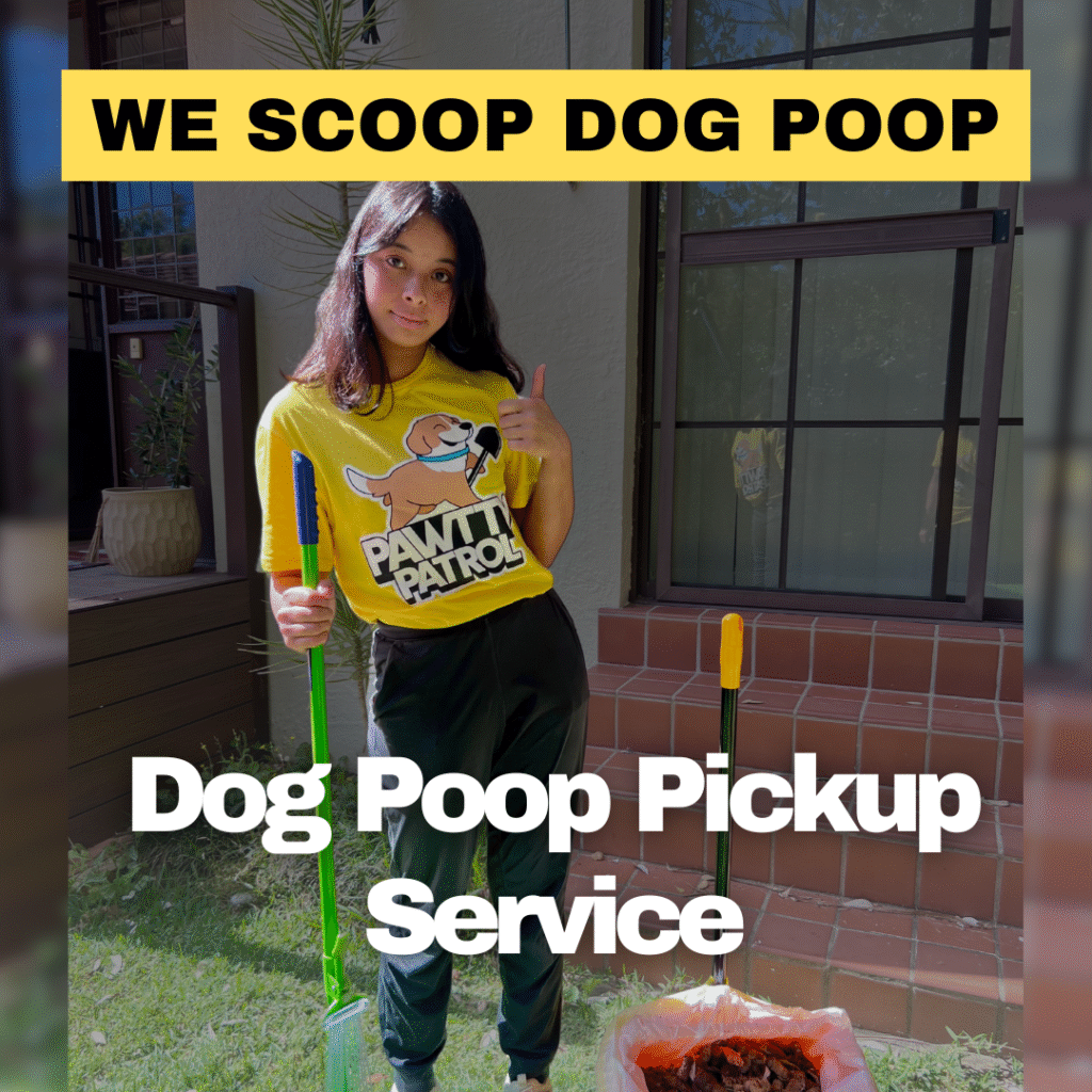 Dog Poop Pickup Service & Pet Waste Removal Employee